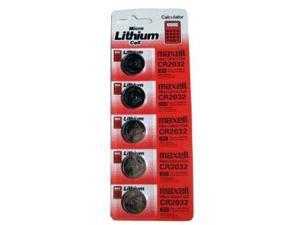 Maxell CR2032 Lithium Battery 3V (5 Batteries Per Pack) Maxell CR2032 Lithium Battery 3V (5 Batteries Per Pack)
