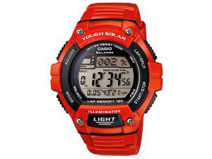 Casio W-S220C-4AV Men's Red Resin Band 120 Lap Memory Countdown Timer Watch Casio W-S220C-4AV Men's Red Resin Band 120 Lap Memory Countdown Timer Watch