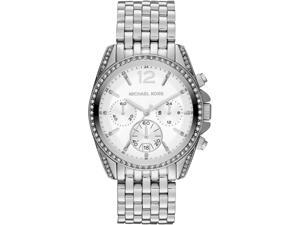 Michael Kors Pressley Chronograph White Dial Stainless Steel Ladies Watch MK5834 Michael Kors Pressley Chronograph White Dial Stainless Steel Ladies Watch MK5834