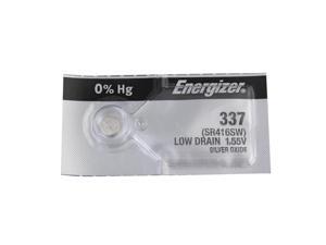Energizer Battery 337 SR416SW Silver 1.55V (1 Battery Per Pack) Energizer Battery 337 SR416SW Silver 1.55V (1 Battery Per Pack)