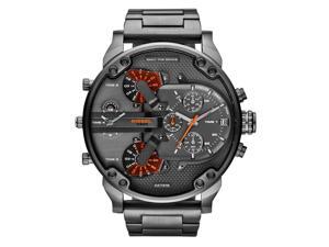 Diesel DZ7315 Men's Mr Daddy 2.0 Gunmetal Quad 4 Time Zone Chronograph Watch Diesel DZ7315 Men's Mr Daddy 2.0 Gunmetal Quad 4 Time Zone Chronograph Watch