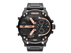 Diesel DZ7312 Men's Mr Daddy 2.0 Black IP Quad 4 Time Zone Chronograph Watch Diesel DZ7312 Men's Mr Daddy 2.0 Black IP Quad 4 Time Zone Chronograph Watch