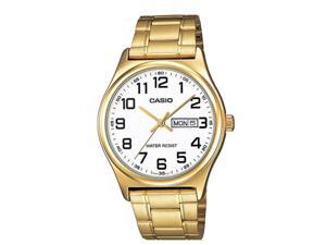 Casio MTP-V003G-7B Men's Standard Analog Gold Tone Easy Reader Day Date Watch Casio MTP-V003G-7B Men's Standard Analog Gold Tone Easy Reader Day Date Watch
