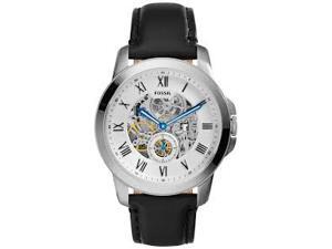 Fossil Men's ME3053 Grant Automatic Self Wind Leather Watch - Black Fossil Men's ME3053 Grant Automatic Self Wind Leather Watch - Black