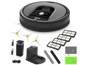 iRobot Roomba 960 Vacuum Cleaning Robot + Dual Mode Virtual Wall Barrier (With Batteries) + 3 Extra Side Brushes + 4 Extra HEPA Filters + A Set Of AeroForce Extractors + More iRobot Roomba 960 Vacuum Cleaning Robot + Dual Mode Virtual Wall Barrier (With Batteries) + 3 Extra Side Brushes + 4 Extra HEPA Filters + A Set Of AeroForce Extractors + More