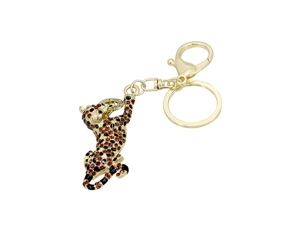 Effy Jewlery Yellow Panther Rhinestone Keychain Effy Jewlery Yellow Panther Rhinestone Keychain