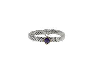 Effy Jewlery Sterling Silver & 18K Gold Amethyst Bracelet, 1.90 TCW Effy Jewlery Sterling Silver & 18K Gold Amethyst Bracelet, 1.90 TCW