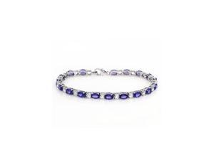 Effy Jewlery Sterling Silver Tanzanite and White Topaz Bracelet, 13.4 TCW Effy Jewlery Sterling Silver Tanzanite and White Topaz Bracelet, 13.4 TCW