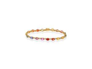 Effy Jewlery Effy Watercolors 14K Yellow Gold Sapphire and Diamond Bracelet, 11.20 TCW Effy Jewlery Effy Watercolors 14K Yellow Gold Sapphire and Diamond Bracelet, 11.20 TCW