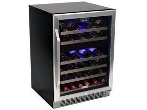 EdgeStar 46-Bottle Dual Zone Stainless Steel Wine Cooler EdgeStar 46-Bottle Dual Zone Stainless Steel Wine Cooler