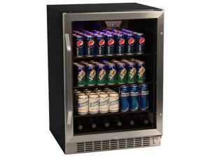 EdgeStar 148 Can Stainless Steel Beverage Cooler - Black/Stainless Steel EdgeStar 148 Can Stainless Steel Beverage Cooler - Black/Stainless Steel