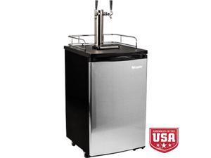 EdgeStar Full Size Stainless Steel Dual Tap Kegerator & Draft Beer Dispenser - Stainless Steel EdgeStar Full Size Stainless Steel Dual Tap Kegerator & Draft Beer Dispenser - Stainless Steel