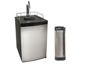 Edgestar Ultra Low Temp Home Brew Stainless Steel Kegerator with Keg Edgestar Ultra Low Temp Home Brew Stainless Steel Kegerator with Keg