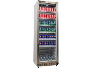 EdgeStar 14 Cu. Ft. Commercial Beverage Merchandiser - White and Stainless Steel EdgeStar 14 Cu. Ft. Commercial Beverage Merchandiser - White and Stainless Steel