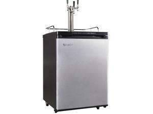 EdgeStar Full Size Triple Tap Kegerator with Digital Display - Black and Stainless Steel EdgeStar Full Size Triple Tap Kegerator with Digital Display - Black and Stainless Steel