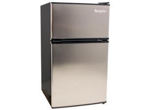 EdgeStar 3.1 Cu. Ft. Energy Star Dorm Refrigerator/Freezer - Stainless Steel EdgeStar 3.1 Cu. Ft. Energy Star Dorm Refrigerator/Freezer - Stainless Steel
