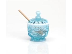 Mosser Glass Eye Winker Opal Sugar Dish with Lid Mosser Glass Eye Winker Opal Sugar Dish with Lid