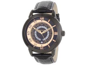 Stuhrling Original 118B 335541 Men's World Traveler Swiss Quartz Black Watch Stuhrling Original 118B 335541 Men's World Traveler Swiss Quartz Black Watch
