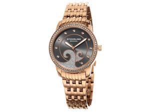 Stuhrling 569 05 Women's Coronet Quartz Swarovski Crystals Rose Tone Watch Stuhrling 569 05 Women's Coronet Quartz Swarovski Crystals Rose Tone Watch