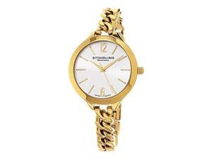 Stuhrling 624M 02 Women's Vogue Swiss Quartz Gold Tone Link Bracelet Watch Stuhrling 624M 02 Women's Vogue Swiss Quartz Gold Tone Link Bracelet Watch