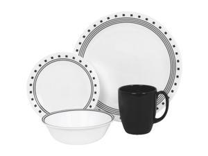 World Kitchen 1074208 16-Piece City Block Corelle Dinnerware World Kitchen 1074208 16-Piece City Block Corelle Dinnerware