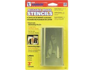 C. H. Hanson 10327 Letter Stencil Set-3" LETTER STENCILS C. H. Hanson 10327 Letter Stencil Set-3" LETTER STENCILS