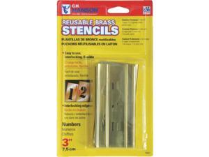 C. H. Hanson 10307 Numeral Stencil Set-3" NUMBER STENCILS C. H. Hanson 10307 Numeral Stencil Set-3" NUMBER STENCILS