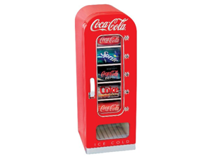 Koolatron CVF18 Retro Coca-Cola 10-Can-Capacity Vending Fridge Koolatron CVF18 Retro Coca-Cola 10-Can-Capacity Vending Fridge