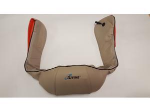 iLIVING Rechargeable Neck and Shoulder Kneading Shiatsu Massager with Heat Therapy, Beige iLIVING Rechargeable Neck and Shoulder Kneading Shiatsu Massager with Heat Therapy, Beige