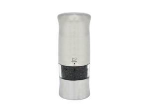 Peugeot Zeli Electric Brushed Nickel Plate Pepper Mill 14cm/5.5" Peugeot Zeli Electric Brushed Nickel Plate Pepper Mill 14cm/5.5"