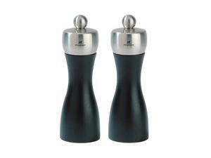 Peugeot Fidji Black Matte Pepper & Salt Mill Set 15cm/6" Peugeot Fidji Black Matte Pepper & Salt Mill Set 15cm/6"