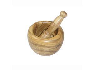 Berard Olive Wood Craftsman's Quality Mortar and Pestle - 4.7" - 5" Berard Olive Wood Craftsman's Quality Mortar and Pestle - 4.7" - 5"
