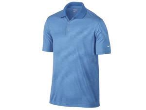 Nike Golf Dri-Fit Victory Stripe Polo - Blue/White Medium 585748-412 Nike Golf Dri-Fit Victory Stripe Polo - Blue/White Medium 585748-412
