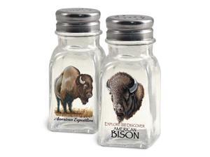 American Expedition Salt Bison and Pepper Shakers SALT-107 American Expedition Salt Bison and Pepper Shakers SALT-107