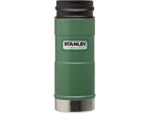 Stanley Classic 12oz Hammertone Green One Hand Vacuum Mug 10-01569-001 Stanley Classic 12oz Hammertone Green One Hand Vacuum Mug 10-01569-001