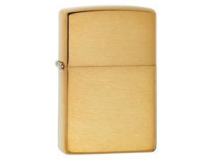 Zippo Brushed Brass Lighter W/O Solid Brass Engraved 204B Zippo Brushed Brass Lighter W/O Solid Brass Engraved 204B
