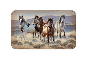 River's Edge Run Horses Memory Foam Mat 31.5in x 20in 1858 River's Edge Run Horses Memory Foam Mat 31.5in x 20in 1858