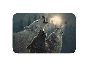River's Edge Wolves Memory Foam Mat 31.5in x20in 1845 River's Edge Wolves Memory Foam Mat 31.5in x20in 1845
