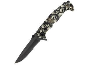 United Cutlery Black Legion Skull Camo Knife BV149 United Cutlery Black Legion Skull Camo Knife BV149