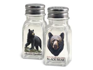 American Expedition Black Bear Salt and Pepper Shakers SALT-101 American Expedition Black Bear Salt and Pepper Shakers SALT-101
