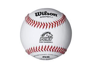 Wilson Pony League Raised Seam Baseball 12 Pack WTA1075BPL1 Wilson Pony League Raised Seam Baseball 12 Pack WTA1075BPL1