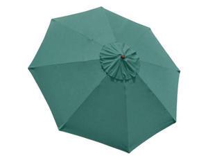 9 ft Patio Market Umbrella Replacement Canopy Green 9 ft Patio Market Umbrella Replacement Canopy Green