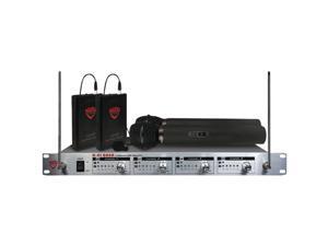 Nady U-41Q 2Ht/2Lt/O 4-Channel Uhf Wireless Microphone System Nady U-41Q 2Ht/2Lt/O 4-Channel Uhf Wireless Microphone System