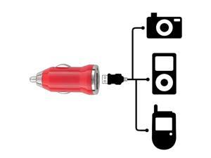 eForCity Universal USB Car Charger Mini Adapter For Cellphone / USB Accessories / PDAs / Cameras / Apple / Apple iPhone 6, Red eForCity Universal USB Car Charger Mini Adapter For Cellphone / USB Accessories / PDAs / Cameras / Apple / Apple iPhone 6, Red