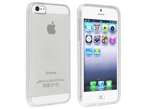 Apple iPhone 5/5S Case, eForCity TPU Rubber Candy Skin Case Cover for Apple iPhone 5/5S, Clear Apple iPhone 5/5S Case, eForCity TPU Rubber Candy Skin Case Cover for Apple iPhone 5/5S, Clear
