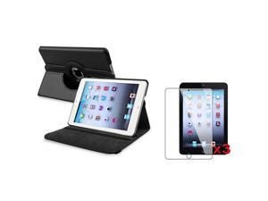eForCity Black 360 Rotating Leather Case Cover+3X Clear Screen Protector For Apple iPad Mini 1 / Apple iPad Mini 2 / iPad Mini with Retina Display (iPad Mini 3) eForCity Black 360 Rotating Leather Case Cover+3X Clear Screen Protector For Apple iPad Mini 1 / Apple iPad Mini 2 / iPad Mini with Retina Display (iPad Mini 3)
