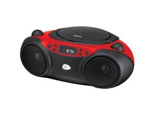 Gpx Boombox Cd Am Fm Radio 3.5Mm Input Led Display - Red - BC232R Gpx Boombox Cd Am Fm Radio 3.5Mm Input Led Display - Red - BC232R
