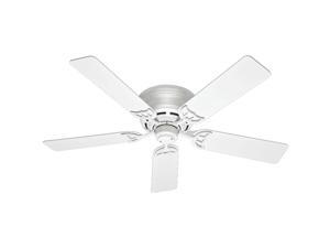 Hunter Fan 53069 52" Low Profile Iii 5-Blade ,White Hunter Fan 53069 52" Low Profile Iii 5-Blade ,White