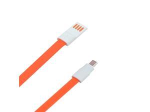 MYBAT Orange Noodle Data Cable 4 FT MYBAT Orange Noodle Data Cable 4 FT