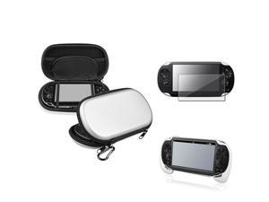 eForCity Silver EVA Case Cover + White Hand Grip + Clear Screen Protector Compatible With Sony PS Vita PSV eForCity Silver EVA Case Cover + White Hand Grip + Clear Screen Protector Compatible With Sony PS Vita PSV